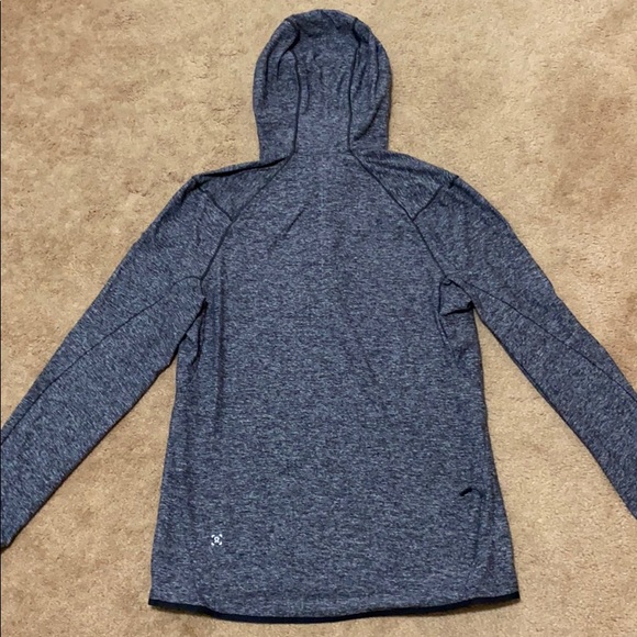 Lululemon Heathered Black Surge Warm 1/2 Zip Hoodie - Picture 9 of 16